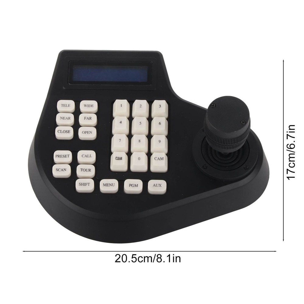3D PTZ Camera Keyboard RS485 PTZ Joystick Controller LCD Display Control