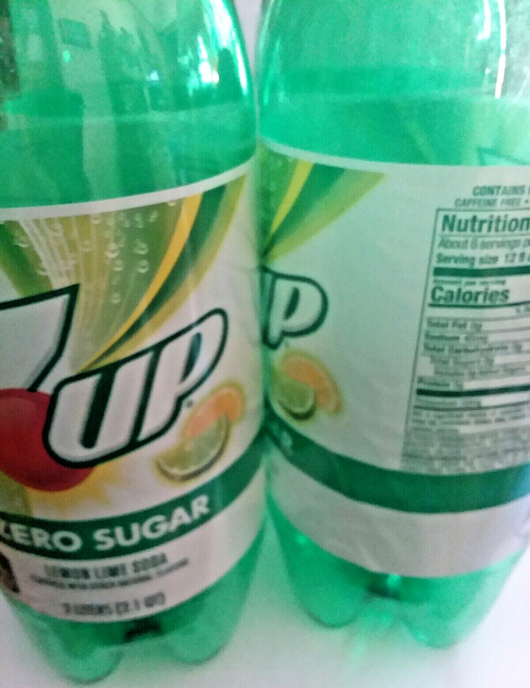 4 PACK 2 LITER GREEN PLASTIC EMPTY SODA POP BOTTLES