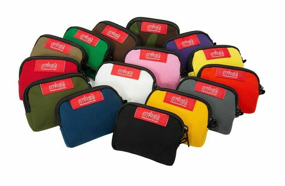 Manhattan Portage Zippered Coin Purse Change Holder, Credit Card Holder 1008