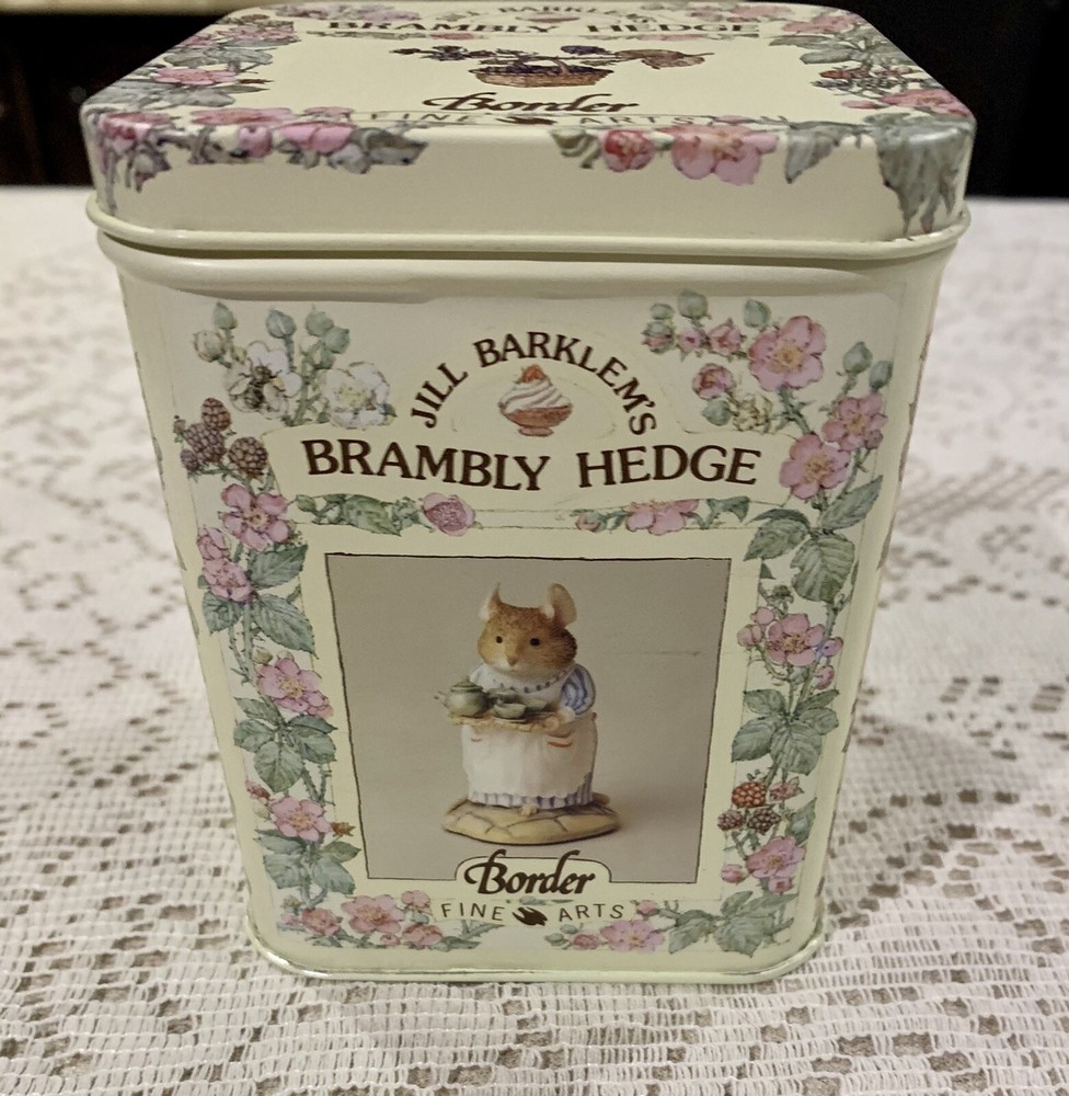 Brambly Hedge Metal Tin Canister-empty