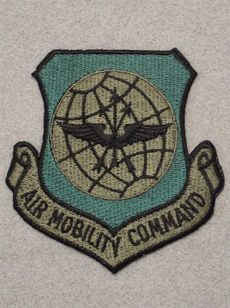 USAF Air Force Patch 184: Air Mobility Command - 3", subdued