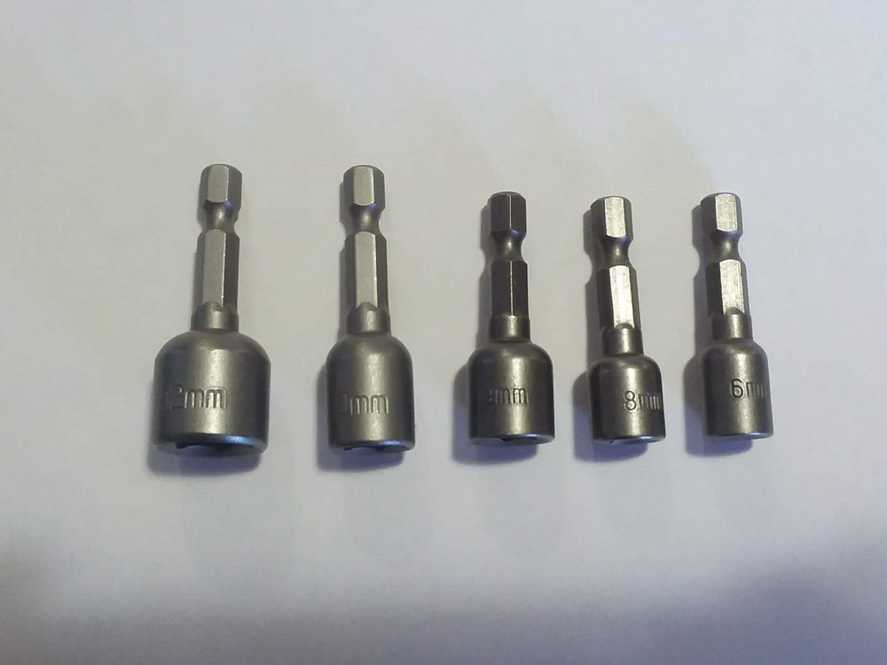 Nut Driver Set Magnetic Nut Setter Set Metric Standard (SAE) 10 Pack