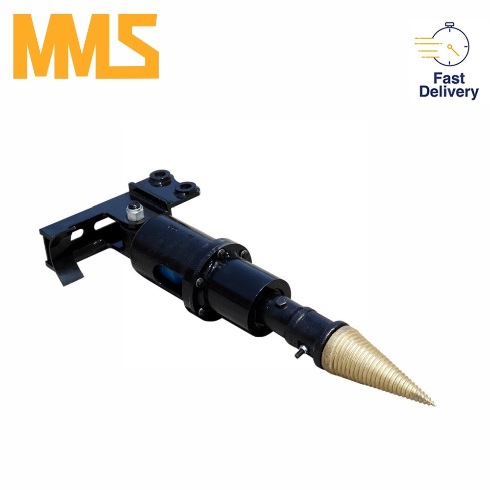 Mini Excavator Attachment Hydraulic Wood Splitting Drill