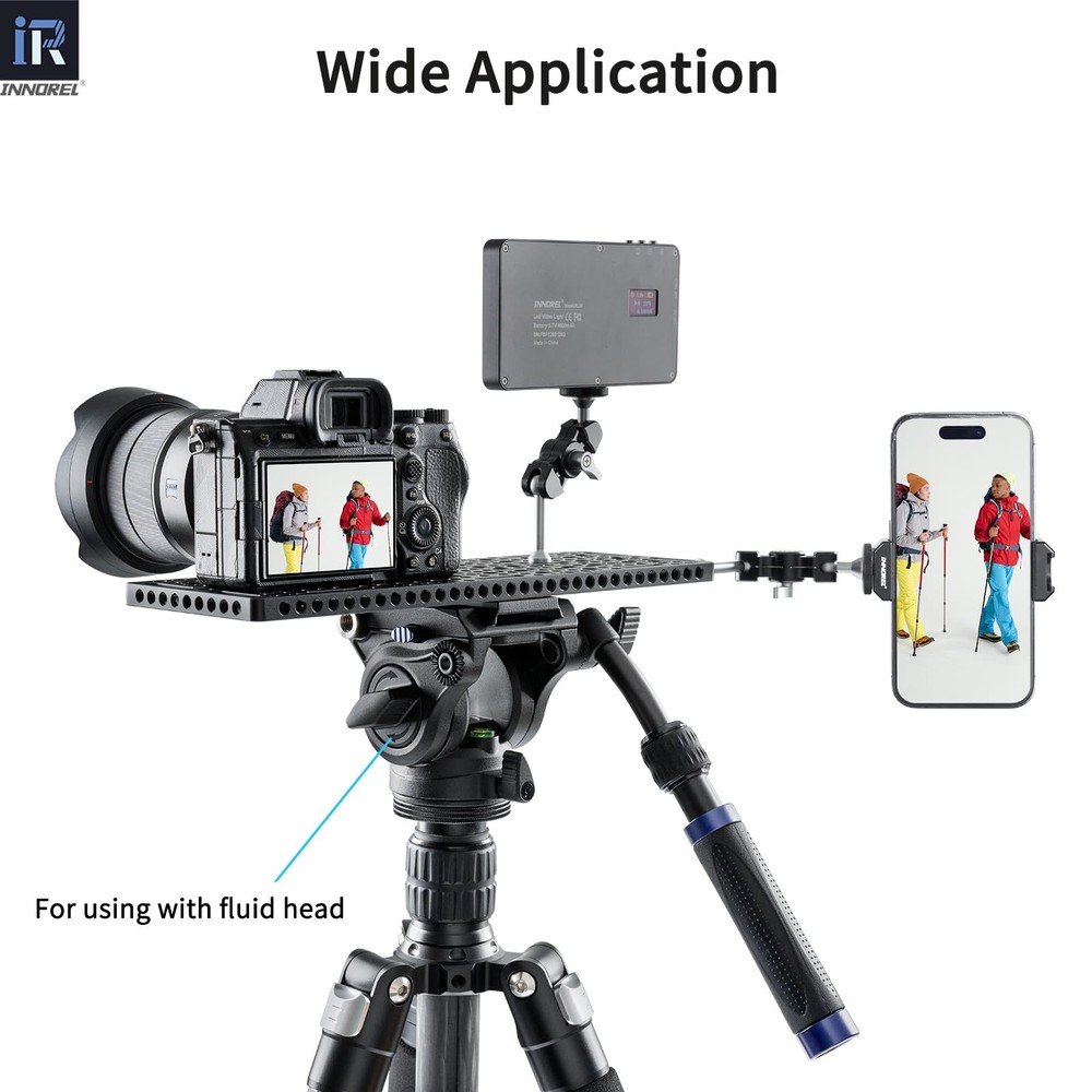 Cheese Plate CP3010 Multi-Functional 1/4 3/8 Threads Camera Mounting Rig