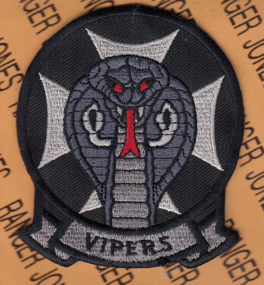 USMC Marine Corps Medium Light Attack Sq HMLA-169 VIPERS Aviation ~4" patch c/e