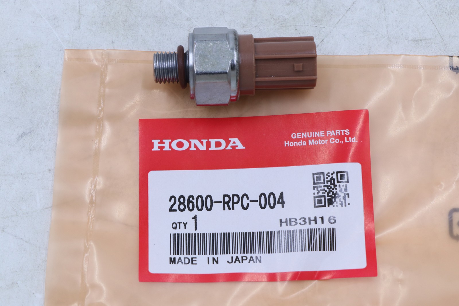 Transmission Oil Pressure Switch Sensor For Honda Civic 28600-RPC-004