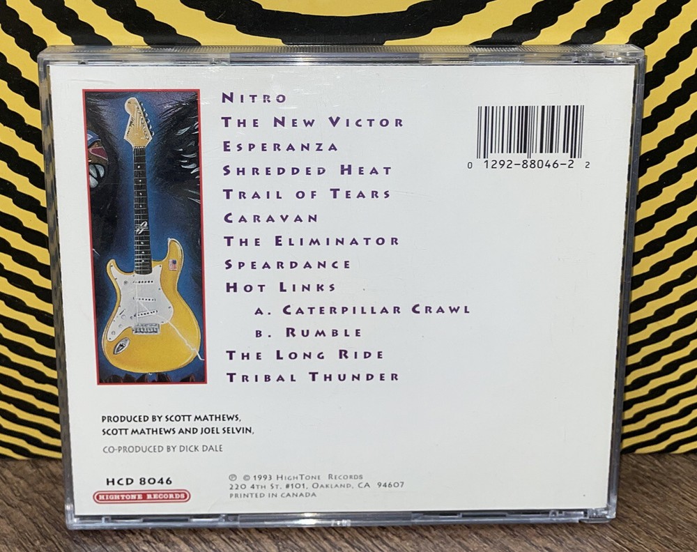 Dick Dale Tribal Thunder Signed CD Autograph 1993