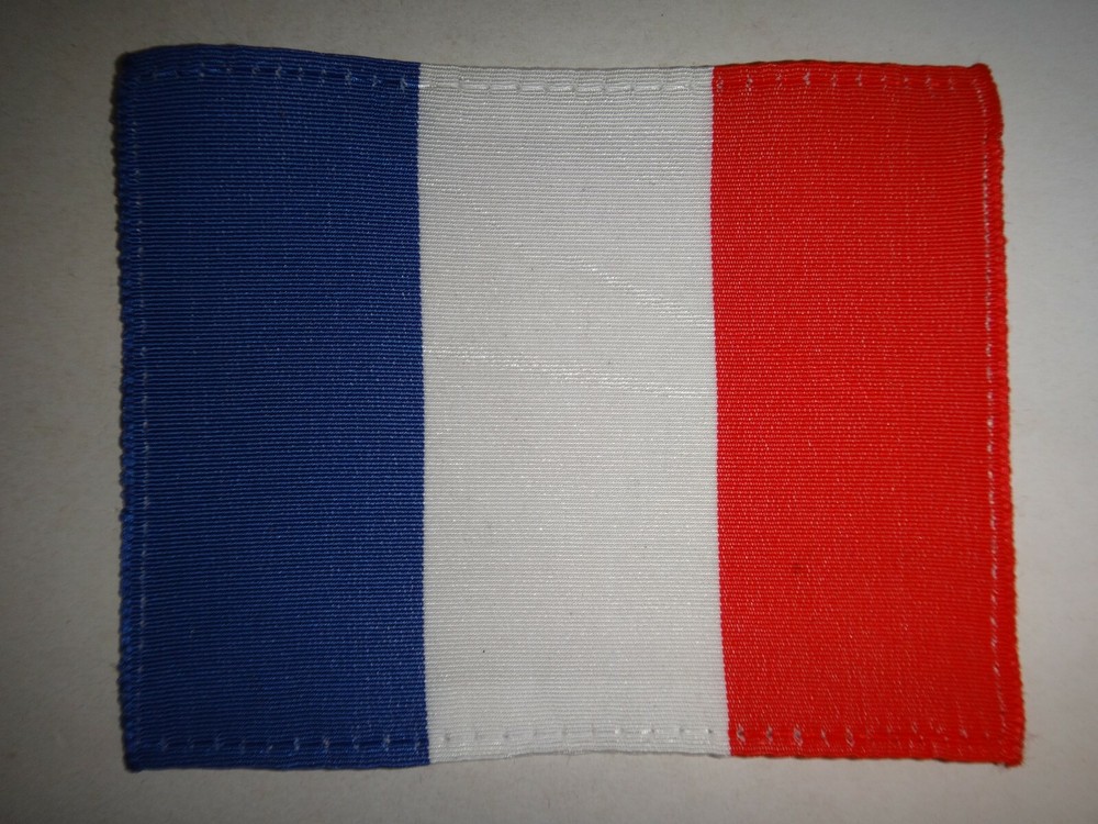 FRANCE National Blue-White-Red French Flag Patch