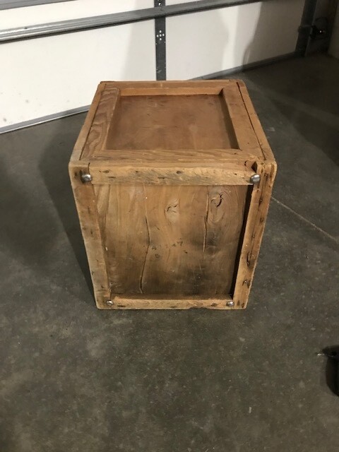 Edison Phonograph Exective Ediphone shipping crate in excellent condition