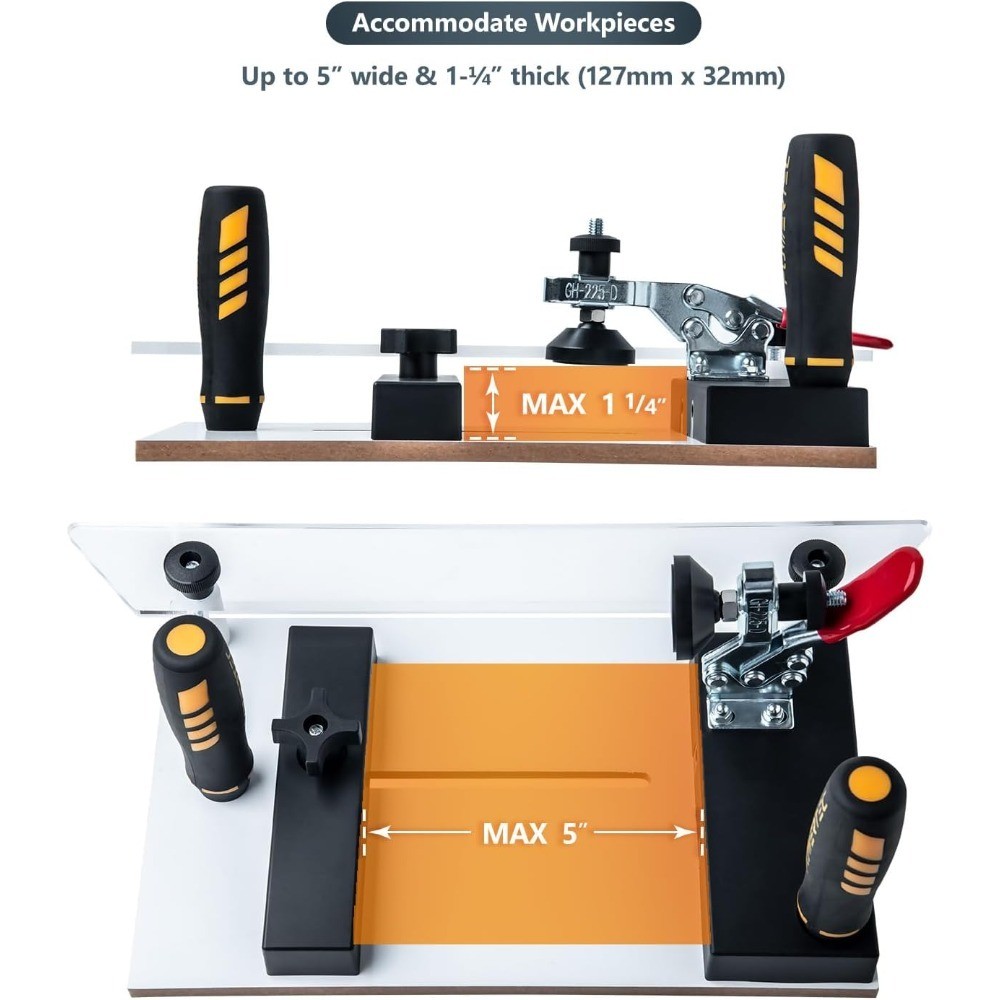 Router Coping Sled for Precise Cabinet Door Joints and Drawer Fronts with