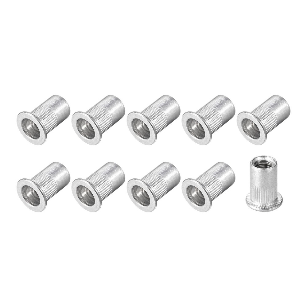 Rivet Nuts (1/4"-20) 20Pcs, Stainless Steel Threaded Insert Nuts