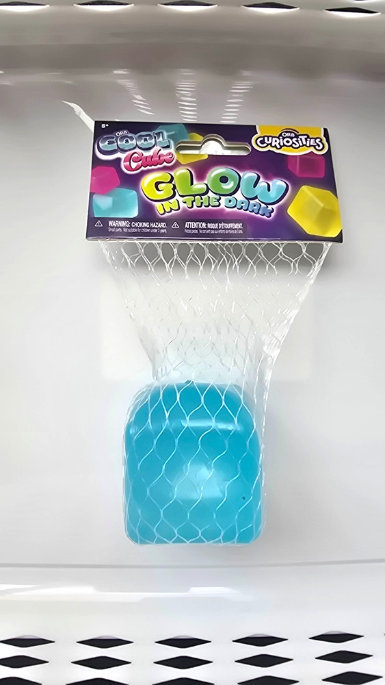 BLUE ORB COOL CUBE! GLOW IN THE DARK!ORB CURIOSITIES!