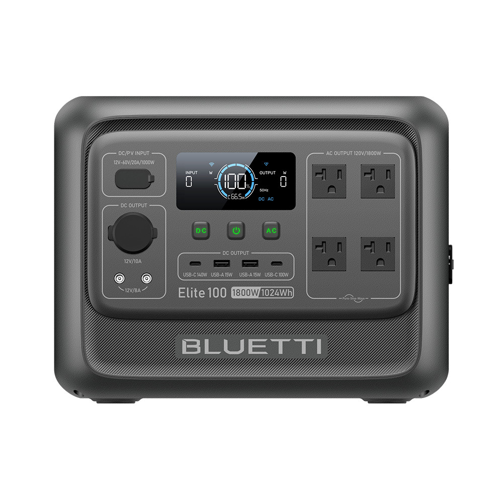 BLUETTI Elite 100 V2 1024Wh 1800W Portable Power Station for Road Trip Backup