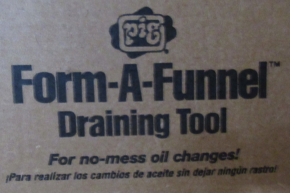 PIC 18611 FORM-A-FUNNEL DRAINING TOOL FUNNEL
