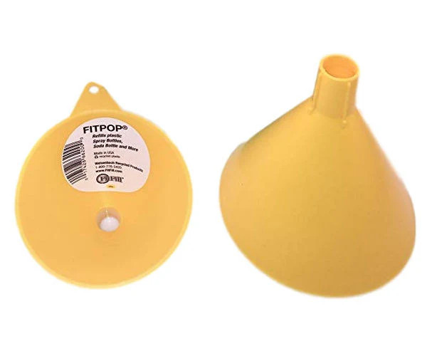 Fit & Fill Funnel Yellow Bird Seed Funnel