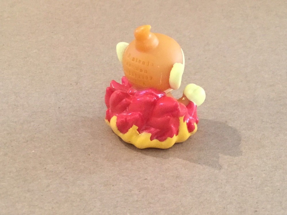 2009 Pokemon Finger Puppet Evil Chimchar Figure Catch Them All Nintendo Bandai