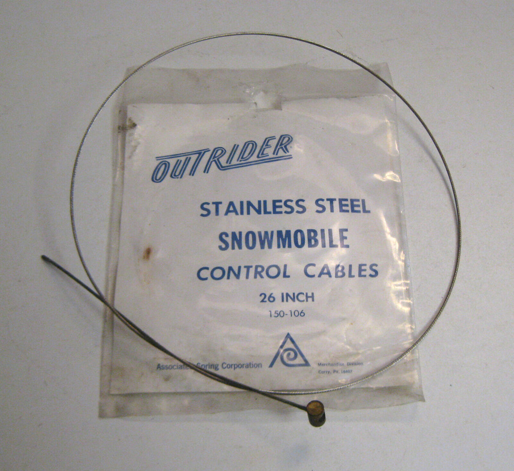 Vintage Snowmobile 26" Inner Control Cable Throttle Cable NOS