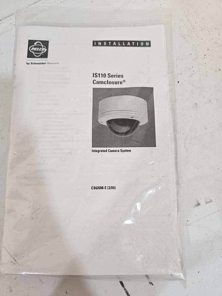 Pelco Camclosure IS110 Dome Camera Open Box