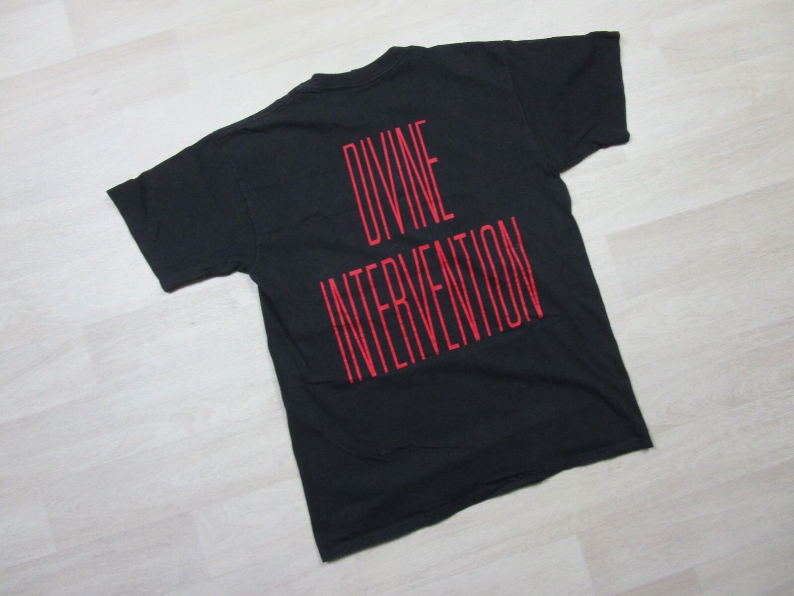 Vintage Slayer Band T Shirt (L) 1990's 2-Sided Brockum USA Devine Intervention