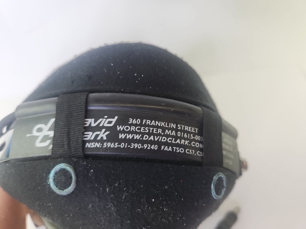 David Clark H10-76 Aviation Headset *UNTESTED.