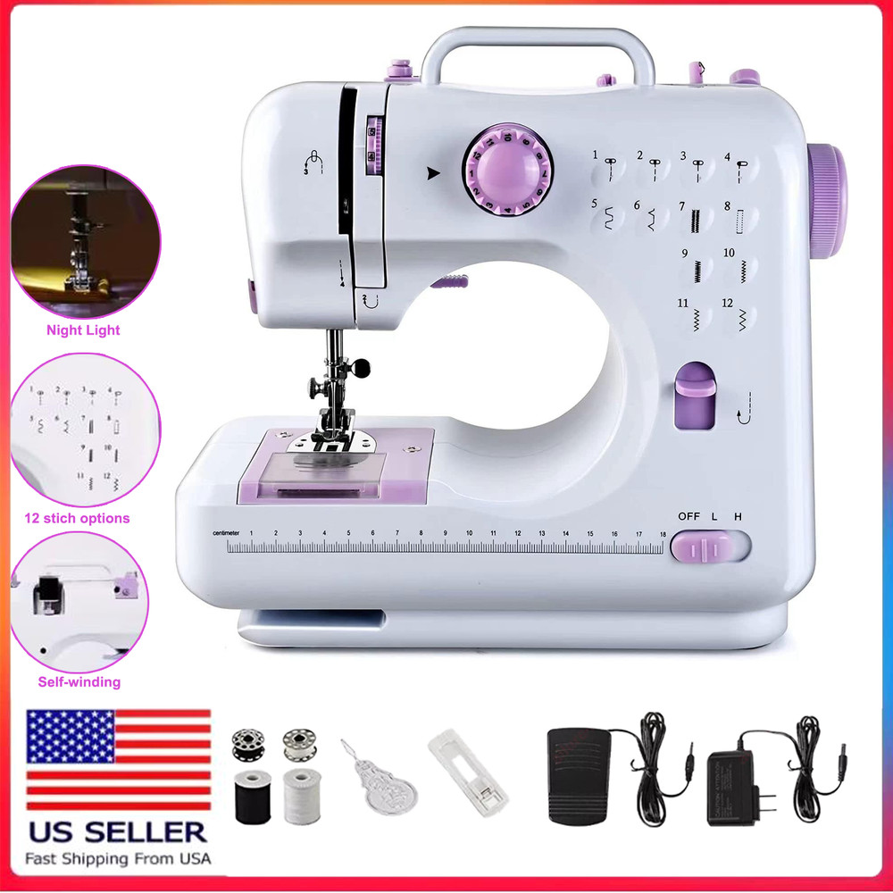 Portable Electric Sewing Machine Mini Household Sewing Machine for Beginners