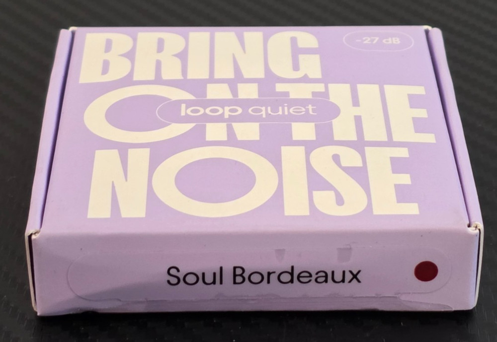 Loop Ear Plug Soul Bordeaux Loop Quiet Ear Tips -27dB *Read