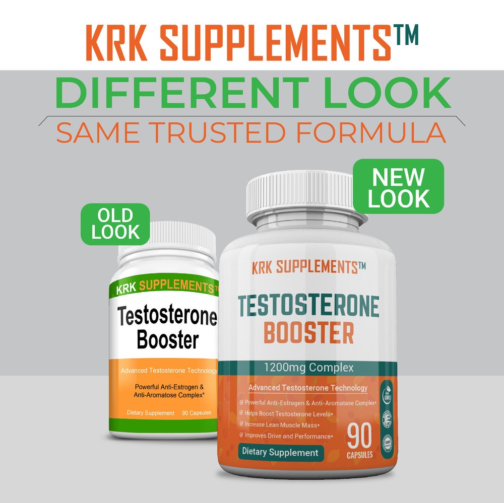 Testosterone Booster Chrysin Low Test Boost Natural Tribulus Terrestris