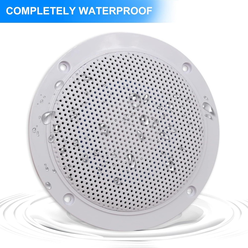 2 SPEAKER BATHROOM KITCHEN WIRELESS BLUETOOTH AMPLIFIER 2x4 INCH CEILING SPEAKER