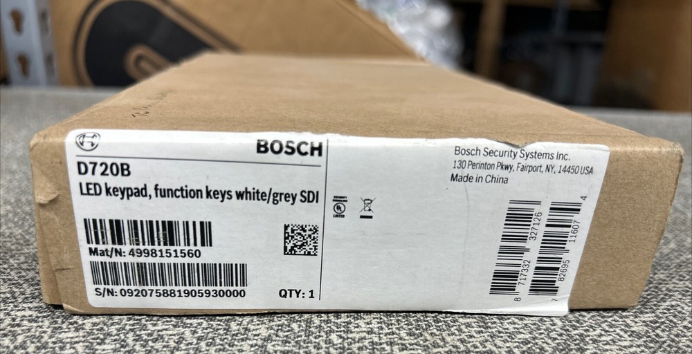 BOSCH D720B TOUCHPAD KEYPAD SECURITY D720