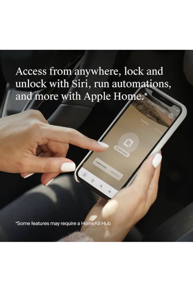 Level Lock Touch Edition Smart Lock Bluetooth Apple HomeKit Ring Compatible NEW