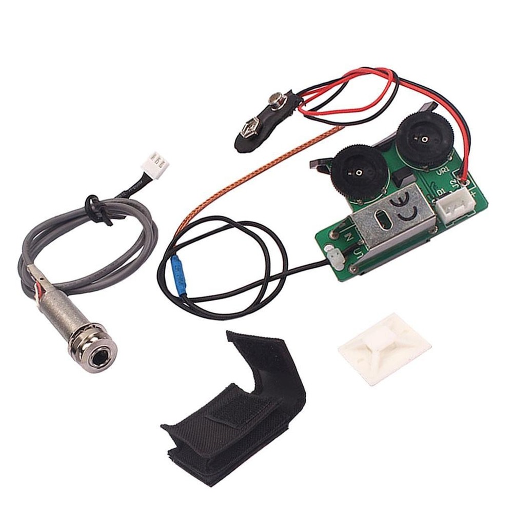 2-Band Piezo Equalize Pickup EQ Preamp Endpin Output for