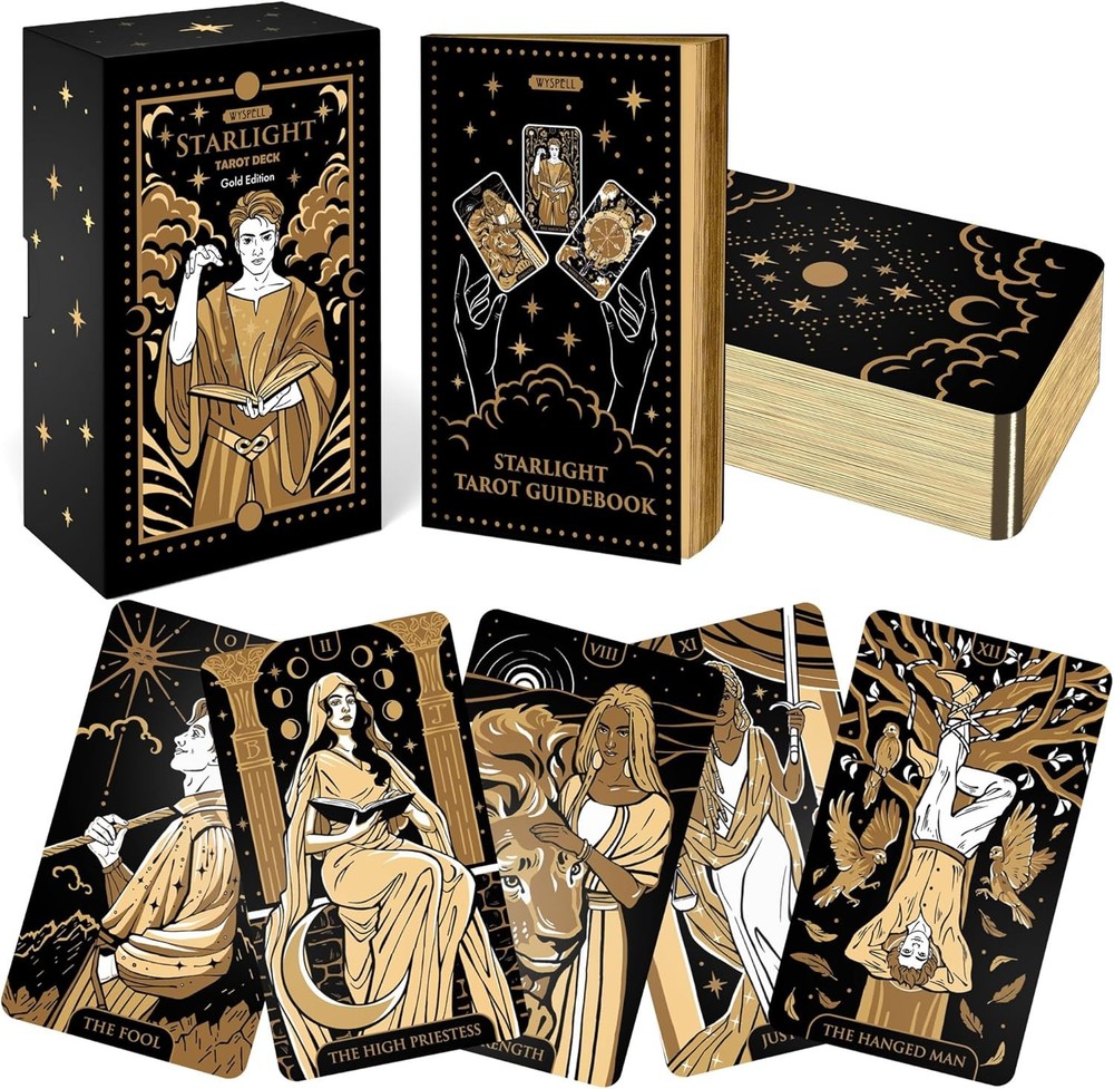 Wyspell Tarot Cards: Starlight Deck with Guide Book - Unique Tarot...
