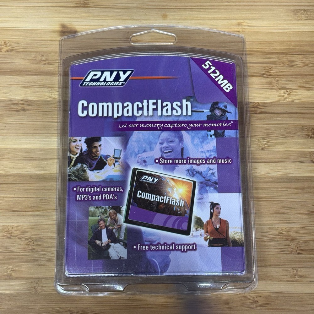 PNY 512MB CompactFlash CF Card NEW Sealed OEM Packaging