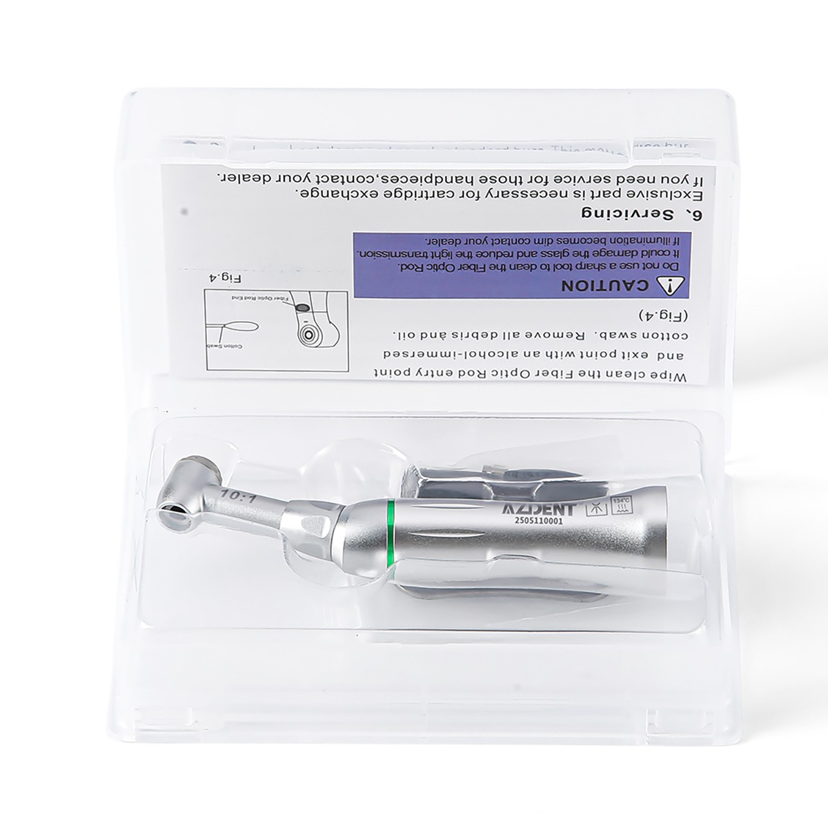 AZDENT Dental Endo Reciprocating Handpiece 10:1 Contra Angle /Endo Rotary Files