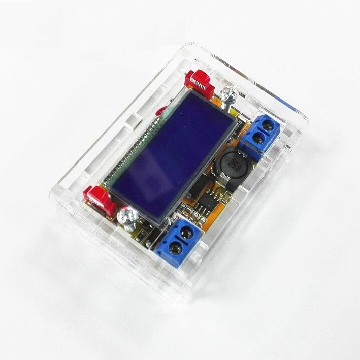 DC-DC Adjustable Step-down Power Supply Module Voltage Current LCD Display Shell