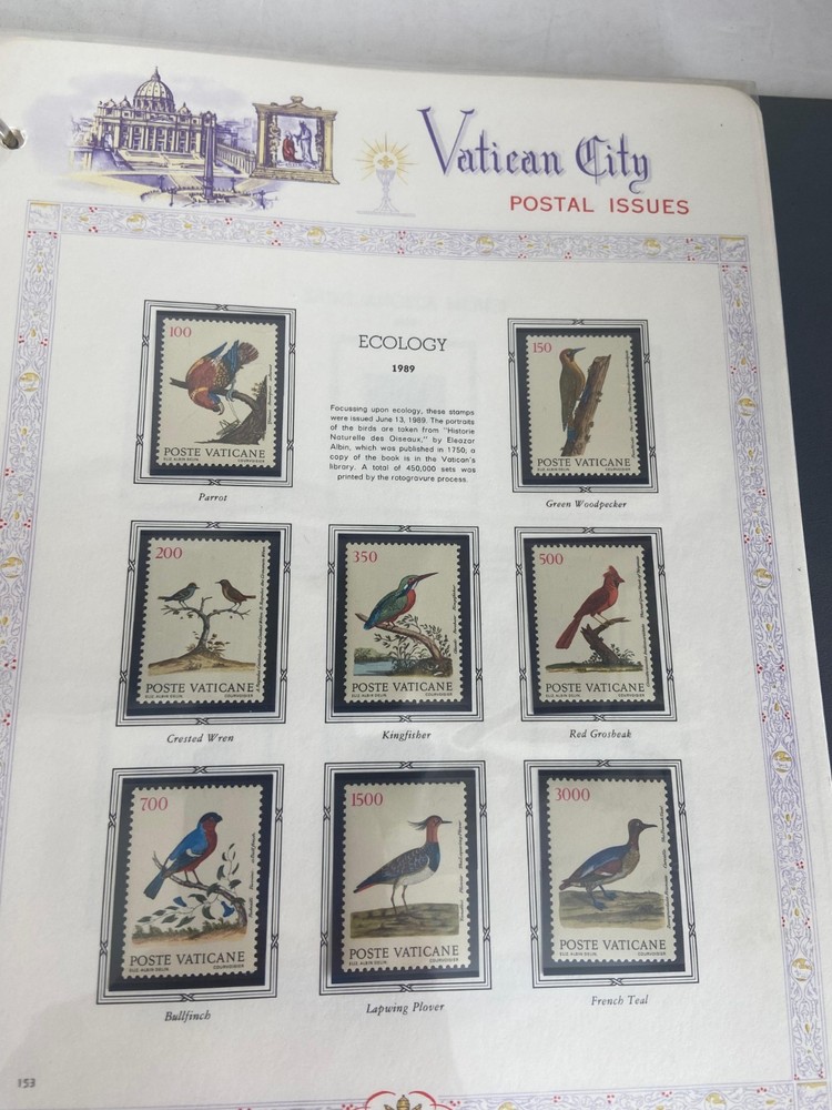 Joystamp: Awesome White Ace Vatican City Album Pages Mint Never Hinged