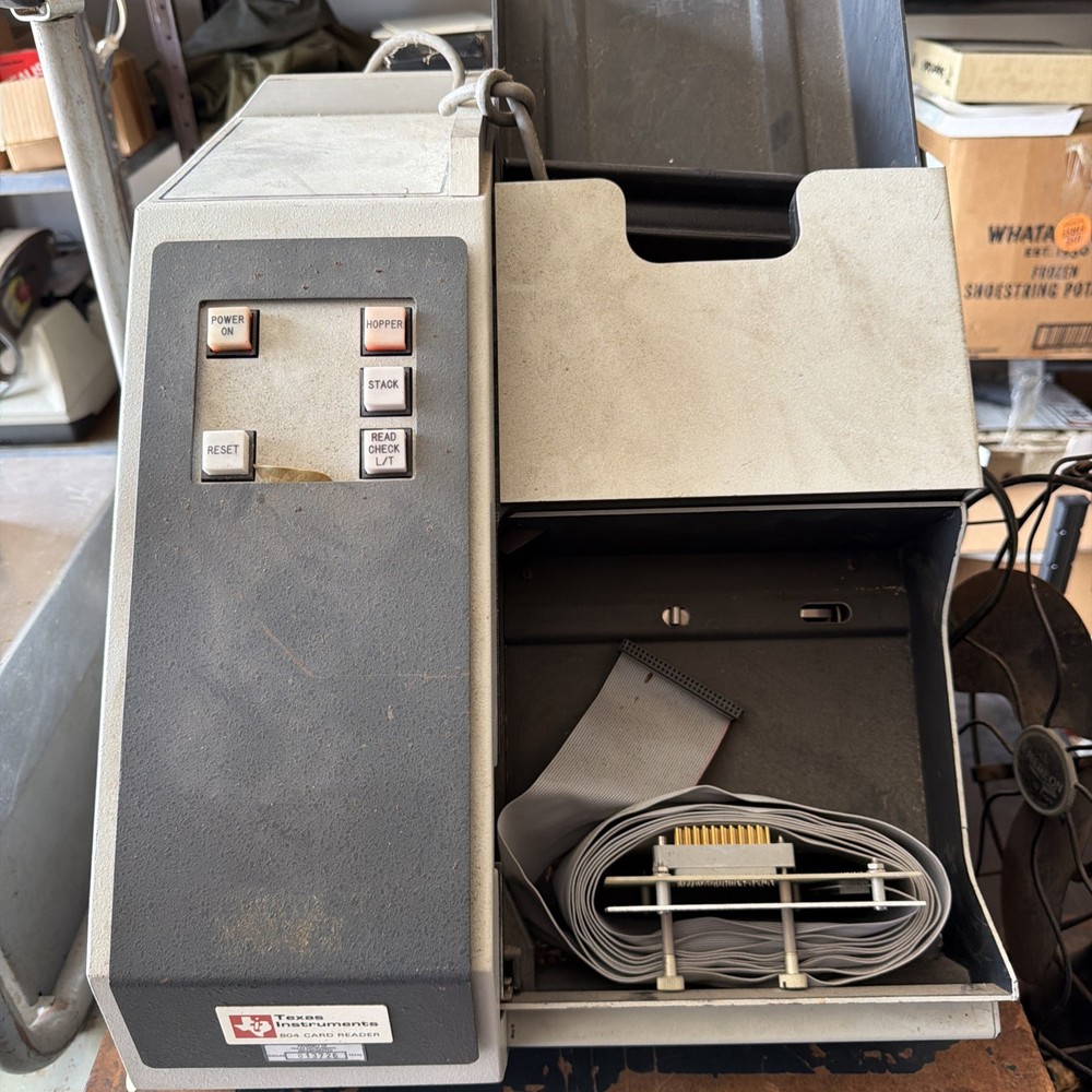 Vintage Texas Instruments Ti 804 Card Reader