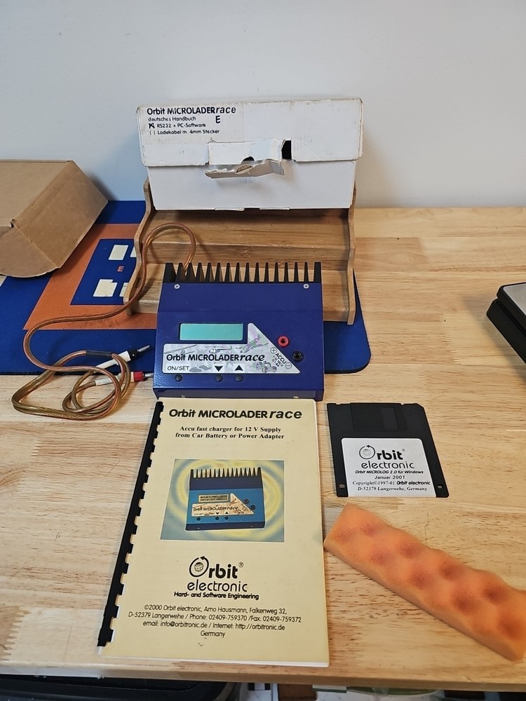 Orbit Microlader Race  Charger  RS232+PC SOFTWARE UNTESTED.