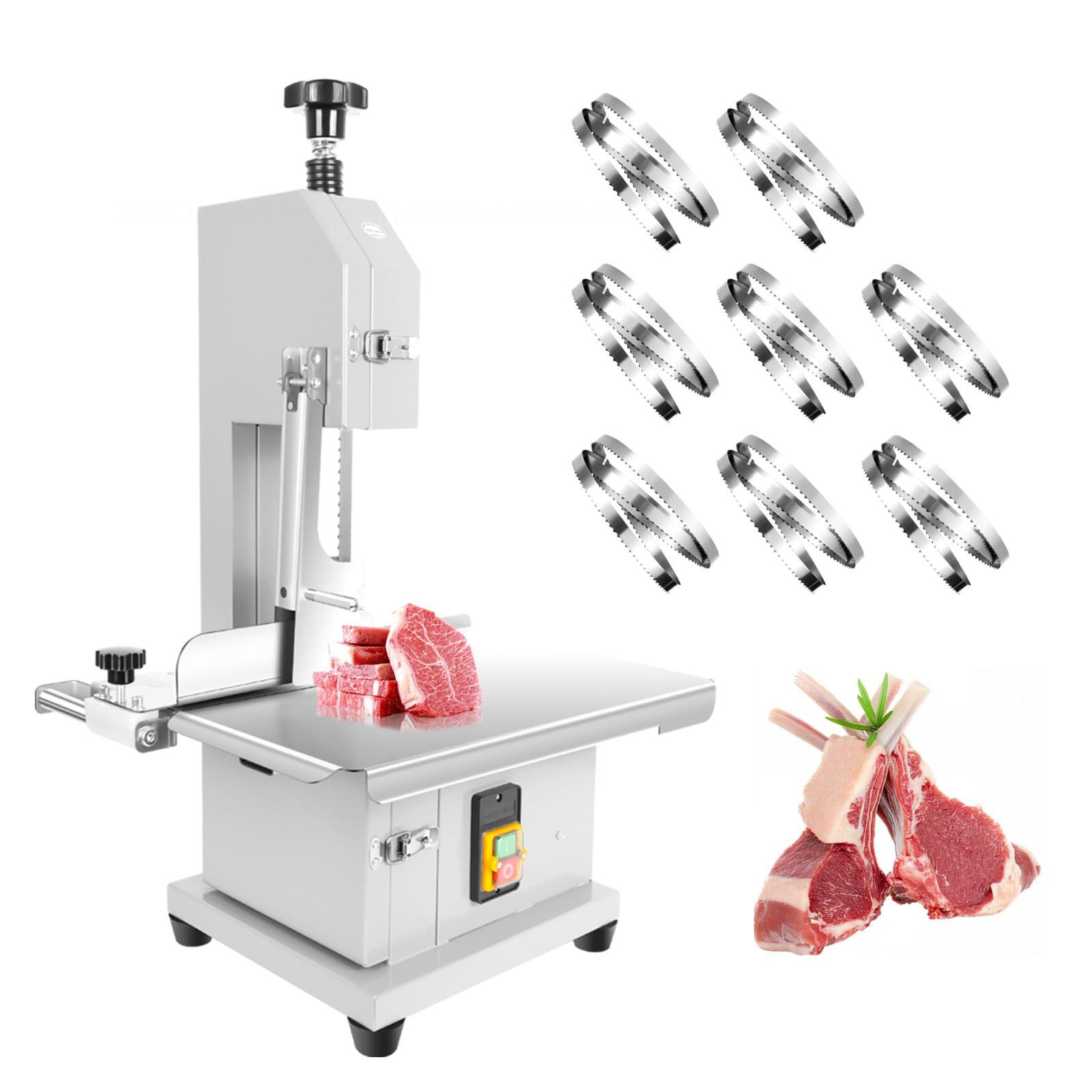 1000W Meat Saw Machine with 8 Saw Blades,Electric Bone Saw Machine
