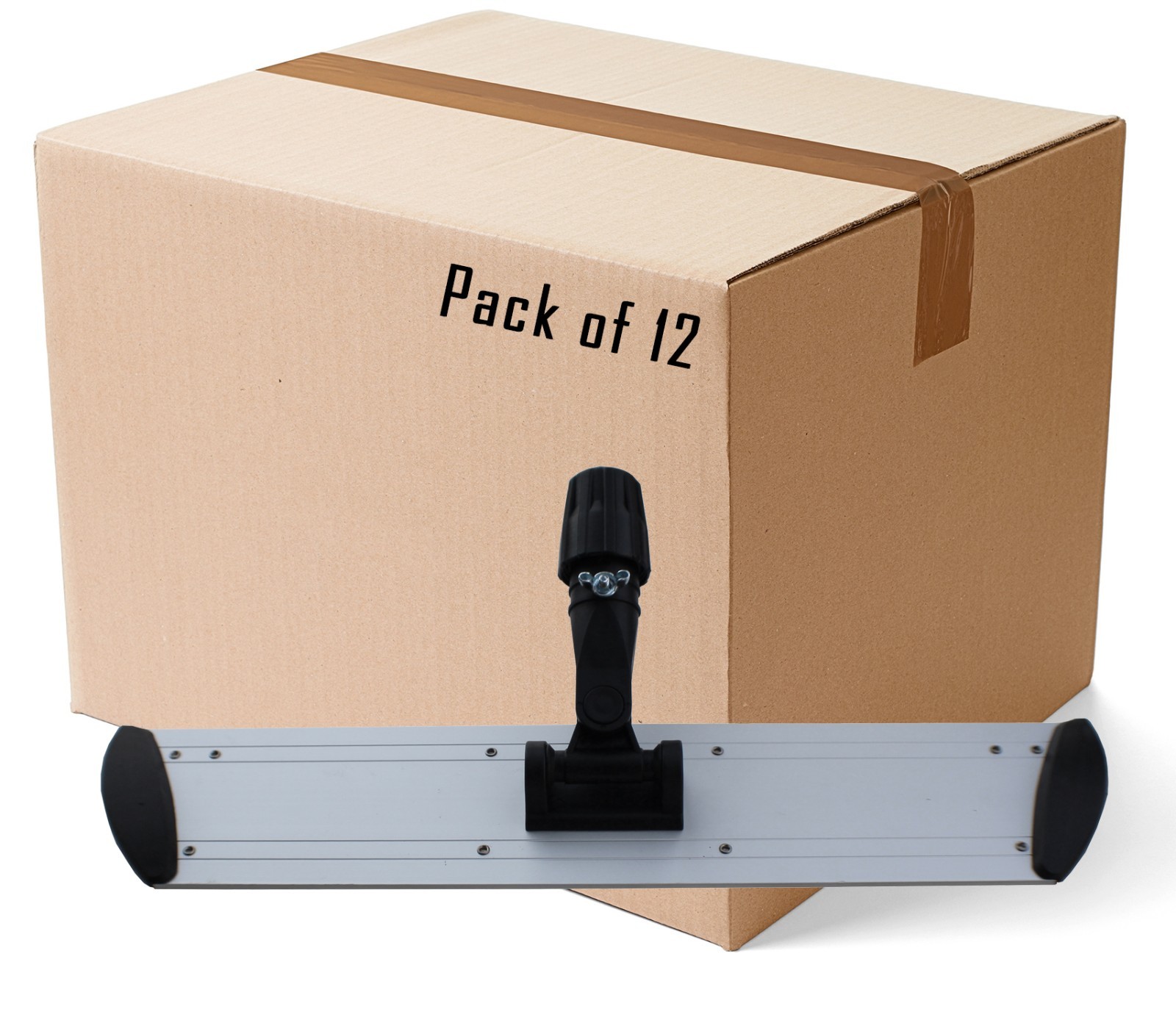 18" Microfiber Mop Flat Frames - 12 Pack