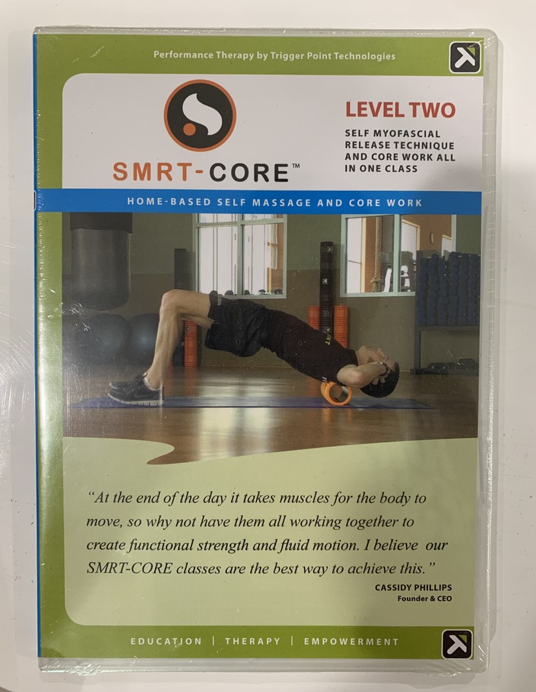 5 x Smrt core trigger point workout dvds, Brand new, foam roller work out