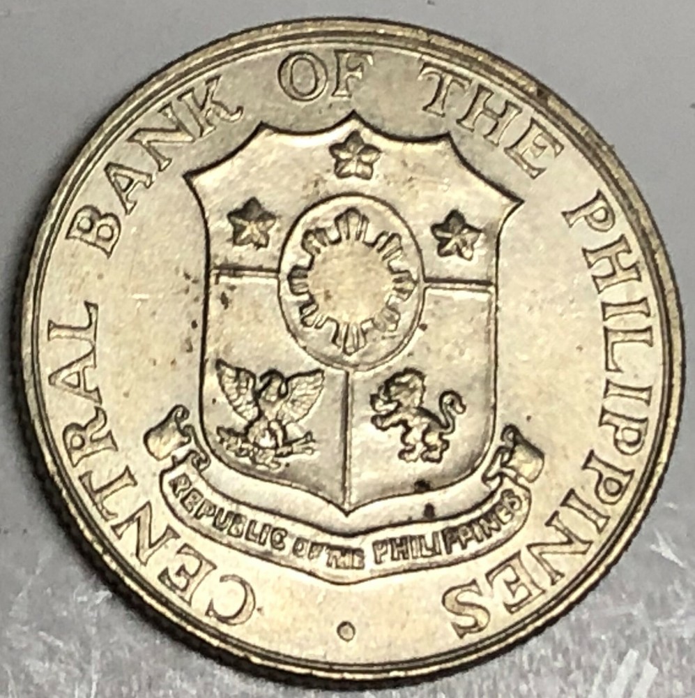 # C1159 PHILIPPINES COIN, 25 CENTAVOS 1964