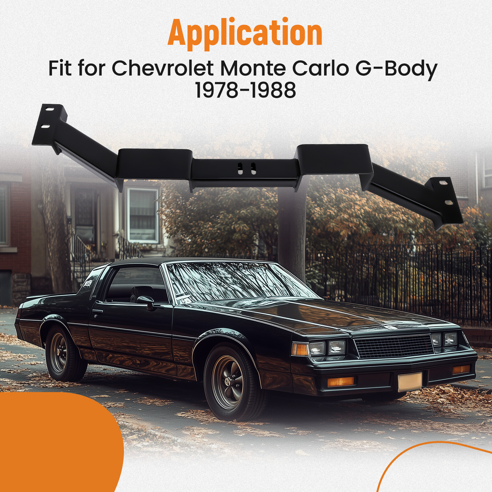 Transmission Crossmember Steel For G-Body GM-4 1978-1988