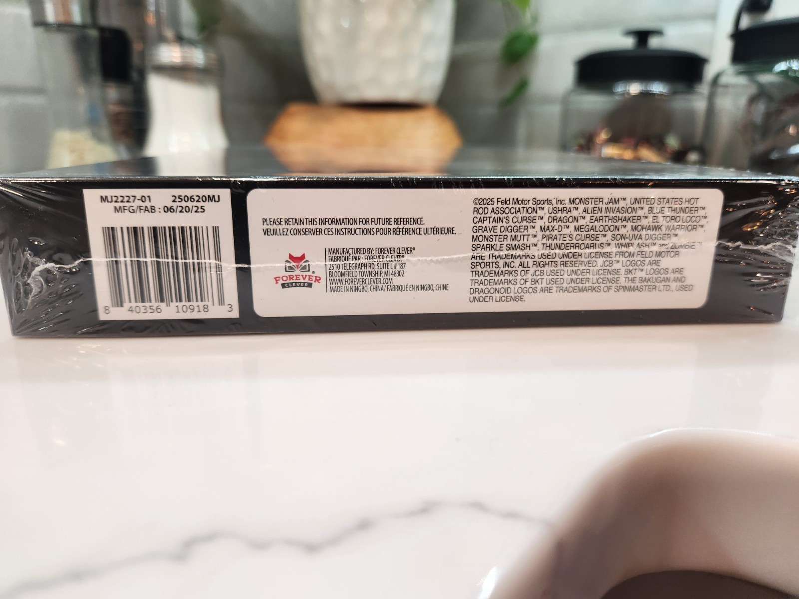 Monster Jam Memory Match Card Game 72 Matching Cards Brand New Factory Sealed