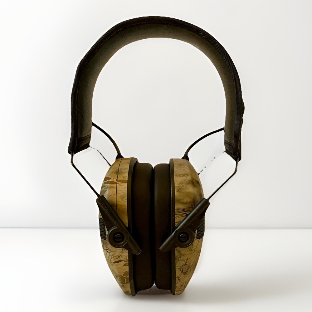 WALKERS RAZOR Camo Electronic Earmuff Hearing Protection Adjustable Comfortable