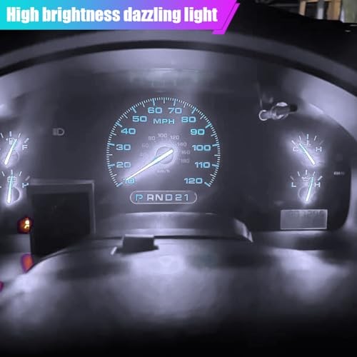 10PCS T5 LED Bulb with Twist Lock Socket- 74 37 2721 PC74 PC37 LED White