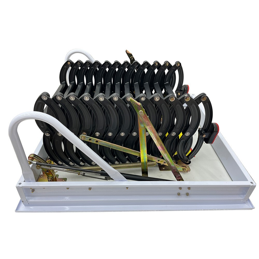 Pull-down Ceiling Folding Stairs Retractable Loft Attic Stairs 31.5*35.43inOpen