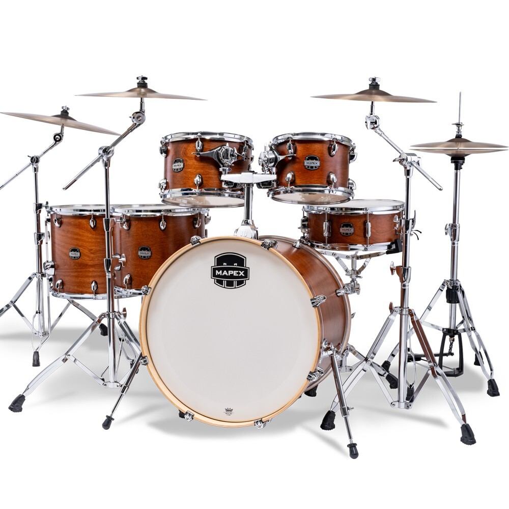 Mapex Mars Maple 6PC 22" Studioease Drum Shell Pack Cortado Satin MM628SFUWM