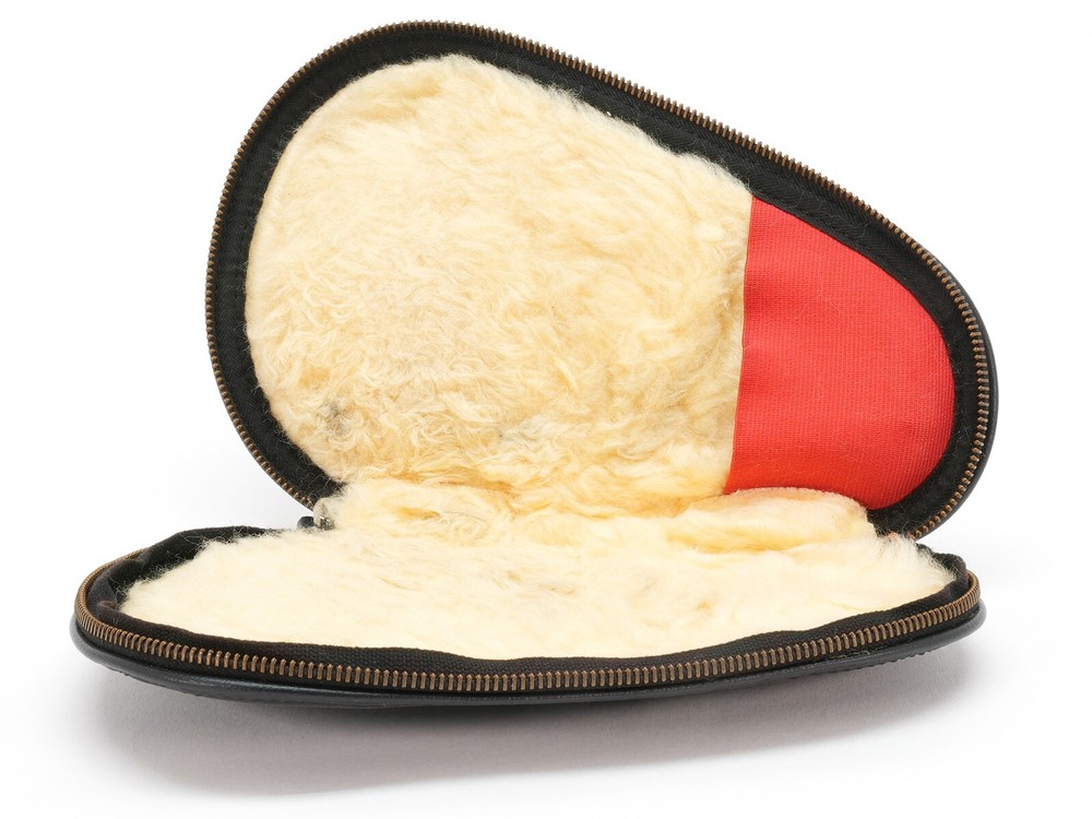 10" Browning Leather Soft Case With Wool Interior