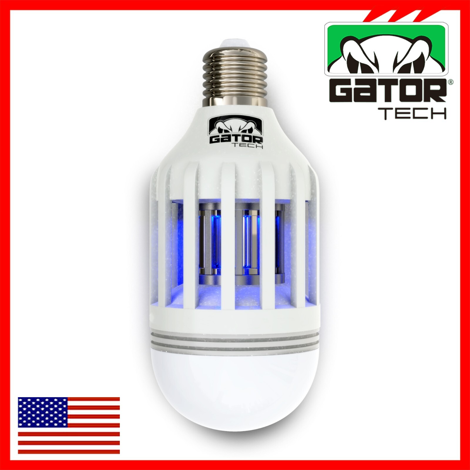 Insect Bug Mosquito Zapper Light Bulb Fly Trap Killer Indoor Outdoor UV Led Lamp